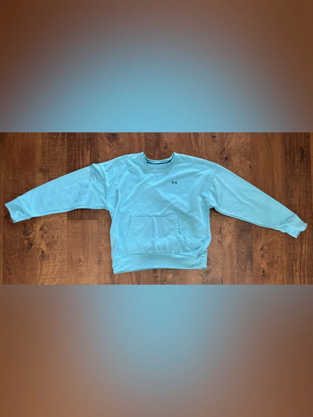 Under Armour Womens shoreline Terry crew pullover sweatshirt Sz small - Picture 2 of 9